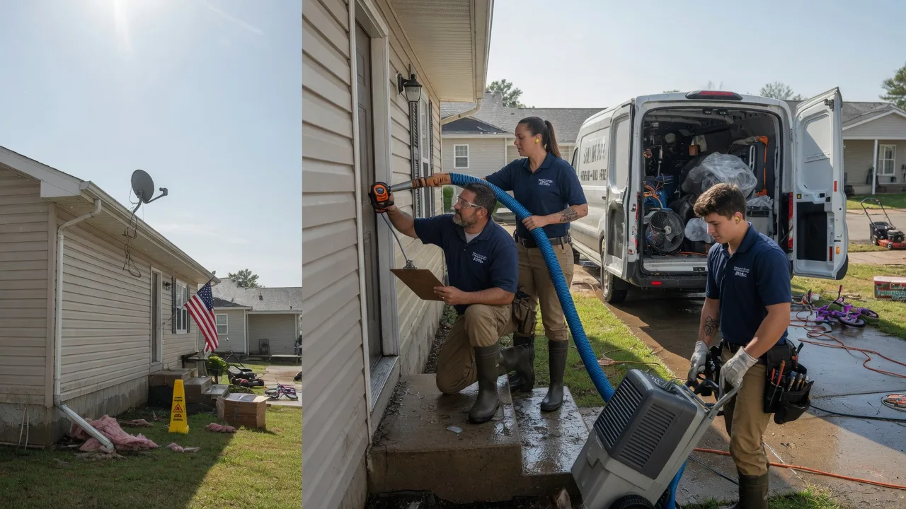 Ceiling Water Damage Restoration in Dallas Center, IA near me